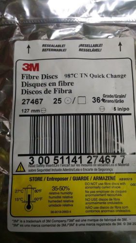 3M Cubitron II 5&#034; TN quick change abrasive disc 987C