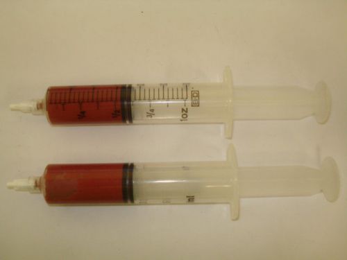 Diamond lapping compound - syringe- water soluble red  new (14b) for sale