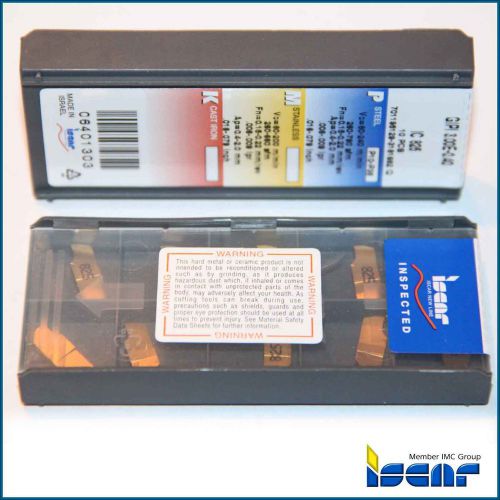 GIPI 3.00E 0.40 IC825 ISCAR *** 10 INSERTS *** FACTORY PACK *** GIP