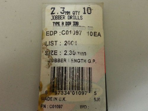 Cleveland 2.3mm jobber drills for sale