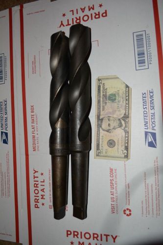 2pcs 1-9/16&#034; Drill  Bit 4MT, National Cle-forge  Made in usa 14 inches long