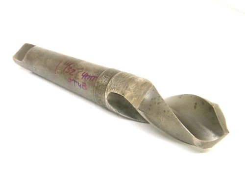 Used cleveland cleforge usa 1-11/32&#034; taper shank stub length twist drill 1.343&#034; for sale