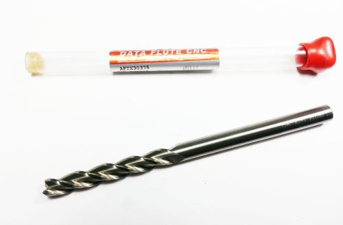 3/8&#034; data flute 32548 solid carbide 3 flute  6&#034;-oal end mill  (m 884) for sale