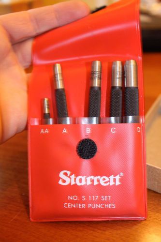 Starrett No. S 117 Set of Center Punches - EUC S117PC  / Machinist Tools
