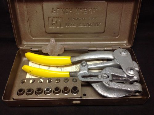 Roper whitney no.5 jr. metal punch, complete set in excellent condition for sale