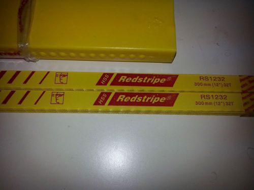 RS1232 Starrett hand hack saw blade redstripe 12&#034; x 1/2&#034; x .025&#034; 32 TPI 40025