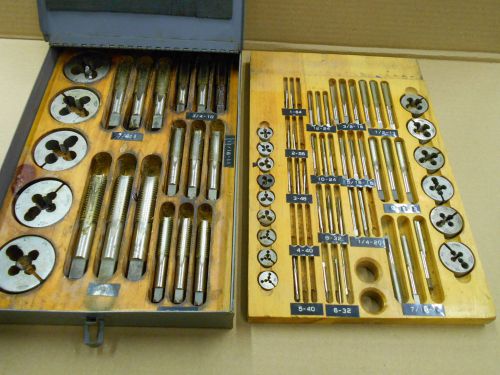 Greenfield industries tap and die set 1-64 up to 1-8 inch for sale