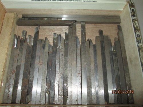 MACHINIST LATHE MILL Lot of LONG Lathe Cutting Bit Tool Cutters for Tool Post q