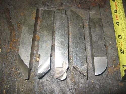 3/4&#034; Clevalnd Mo-Max Cobalt Lathe Blanks Used, 5ct