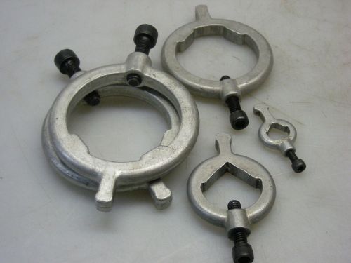 Lot of 5 aluminum Grinding Dogs 2.58&#034; - 2.18&#034; - 1.2&#034; - 1/2&#034;