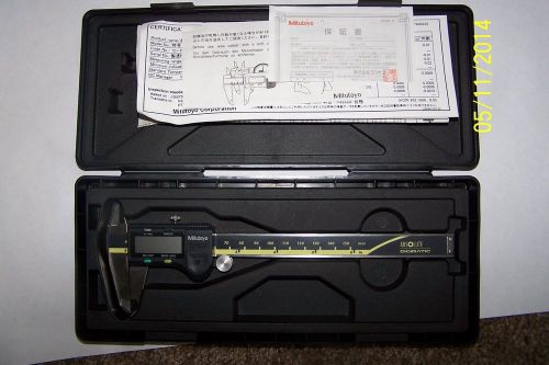 Mitutoyo absolute 500-196-20 digital caliper, stainless steel, battery powered, for sale