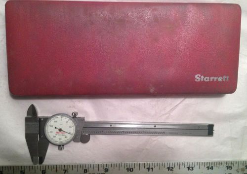 Machinist lathe tool starrett #120 dial caliper .001&#034; unused in original box for sale