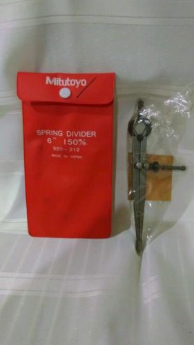Mitutoyo spring divider 950-212 with case