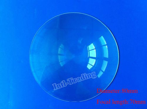 80mm Diameter Fresnel Lens DIY TV Projection Solar Cooker High Light Condenser