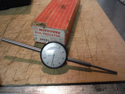 Mitutoyo long range dial indicator w/ box .001-2.000&#034;; no. 2424 for sale