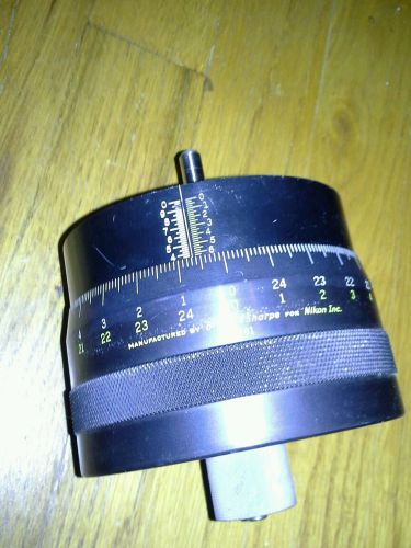 Micrometer stop nikon brown &amp;sharpe optical table mill lathe cnc machine for sale