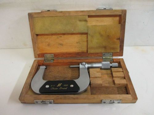 Chuan brand 2&#034;-3&#034; outside micrometer .0001&#034; no.12-71103 quality, machinist w/box for sale