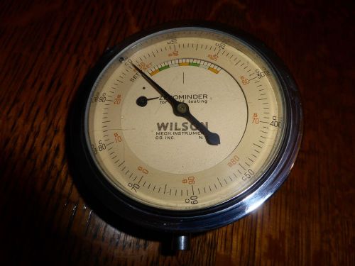 Wilson rockwell zerominder hardness gauge rq10389 for sale