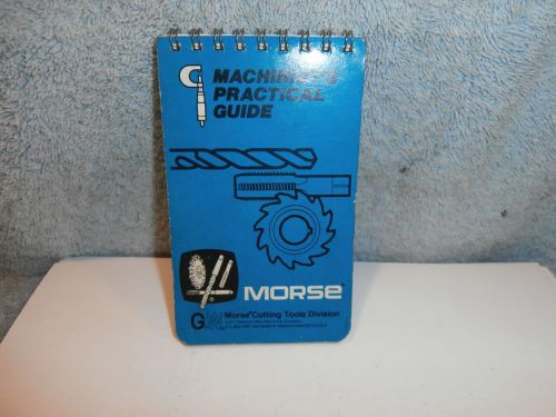 Machinists 12/5E BUY NOW  USA Morse Machinists Guide in GREAT shape