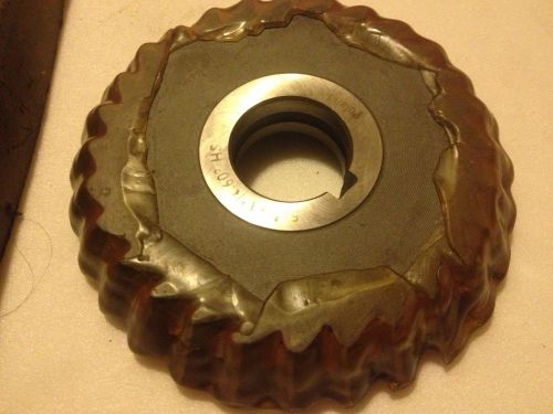 5&#034; X 3/4&#034; X 1-1/4&#034; WITH 60° ANGLE SINGLE ANGLE MILLING CUTTER RH HSS