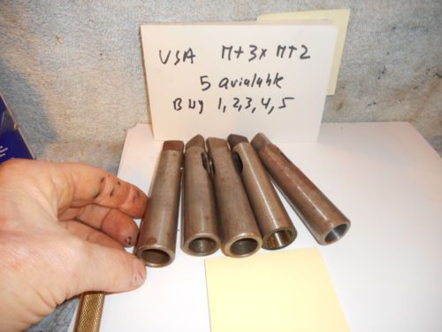 Machinists  1/6fp buy now  usa mt2 x mt2 adapaters --usa- tite hold 5 available for sale