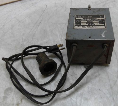Electro-Matic Magnetic Chuck Controller Unit, D1RS, 100Watt, 115 VAC, Used