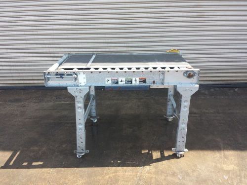 Hytrol 24” w x 48” l powered case / box conveyor for sale