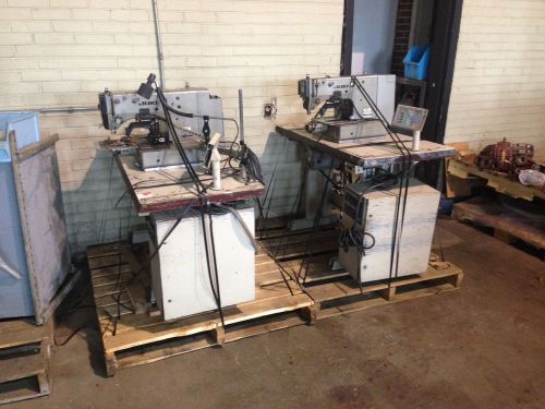 Two Juki AMS-210A Sewing Machines-Sold As A Pair-Parts Machines Only