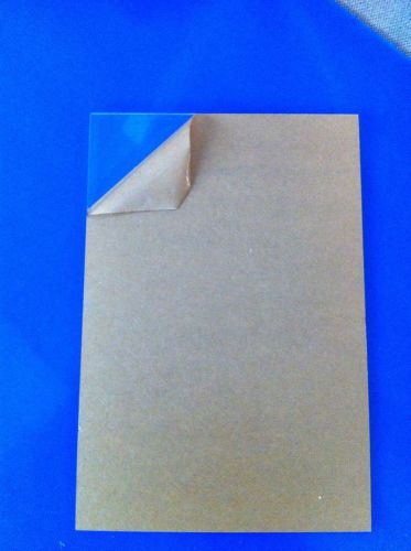 Qty 5 Cast Sheets Clear Acrylic 12&#034; x 12&#034; by 1/2&#034;