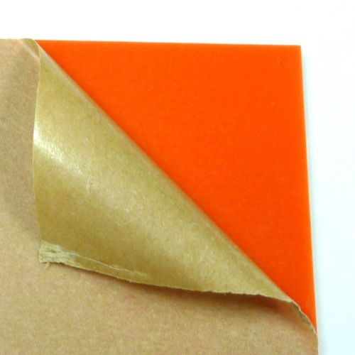 A4 size 2.5mm Orange Plexigrass Plastic Sheet
