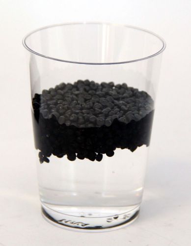 12 lbs black Floating Poly 4mm Resin plastic pellets beads Corn Hole Bag