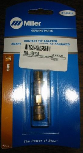 Miller genuine contact tip adapter for millermatic 140, 180, 211 - qty 2  169716 for sale
