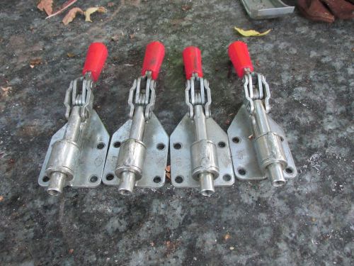De-sta-co #609 pusher type clamps long wide base long stroke 3/8-16 hole in end for sale