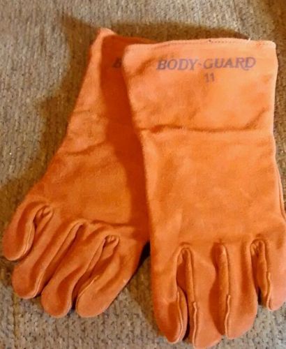 COWHIDE WELDING GLOVES  ( L / XL ) LEATHER WORK GLOVES  (NEW)