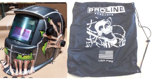 Bbs+bag solar auto darkening welding helmet arc tig mig certified grinding+bag for sale