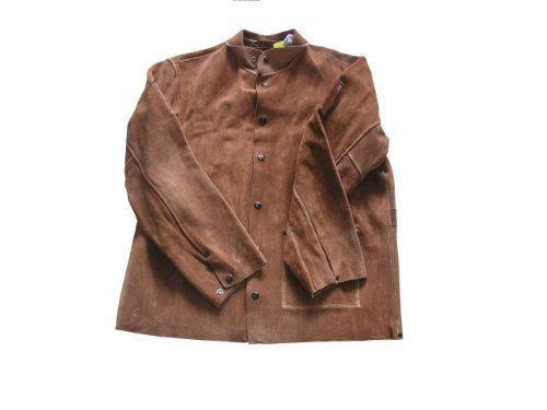 Shark 14520 leather welding jacket, brown, l for sale