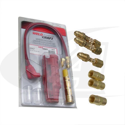 Quick-connect gas-thru tig welding torch conversion kit for sale