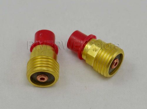 45v43m 5/64&#034; 2.0mm gas lens collet body, tig welding torch 9 20 24 25 series,2pk for sale