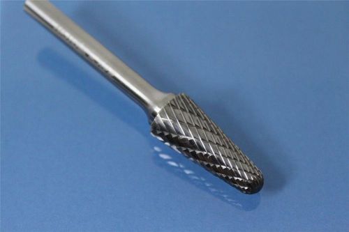 New temo sl-4 double cut carbide rotary burr 1/4&#034; shank 1/2&#034; head 14 degree cone for sale