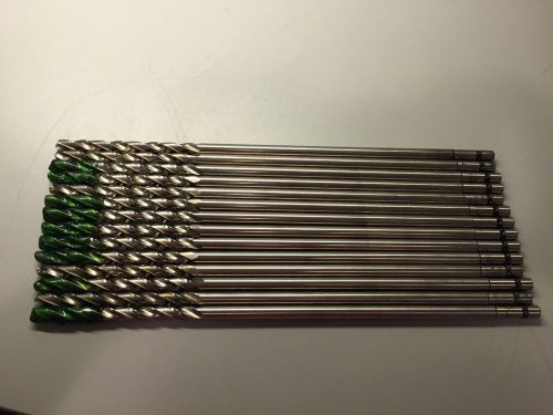 Precision high speed twist drills lot of 14 for sale