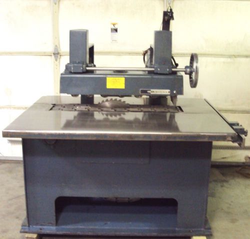 Diehl sl-55 straight line rip saw, 16&#034; blade, laser, cleaned, checked, 15hp, 3ph for sale