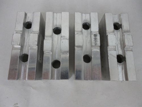 Set of 4 lathe soft top jaw 10&#034; chuck t&amp;g h&amp;r 452 a 76554047 machinist toolmaker for sale