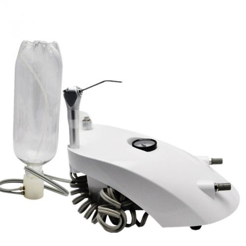 Dental lab portable turbine unit air compressor 3 way syringe handpiece 2 holes for sale