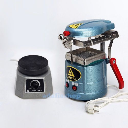 Dental labor vacuum forming molding machine + round vibrator unit express for sale
