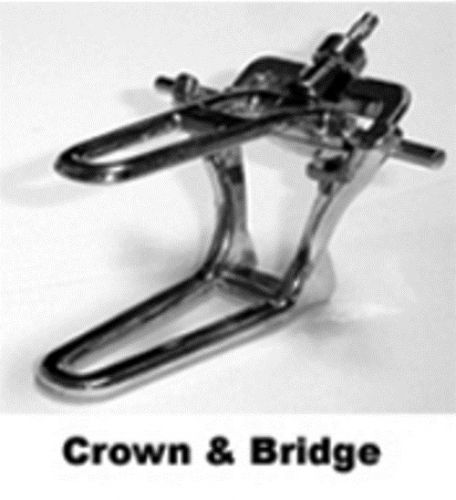Dental Chrome Articulator Crown and Bridge 6 Sets Meta Dental 602 - cbc