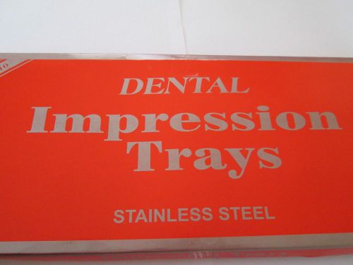 10pcs/pack Autoclavable Dental Stainless Steel ImpressionTrays-Quantity250Packs