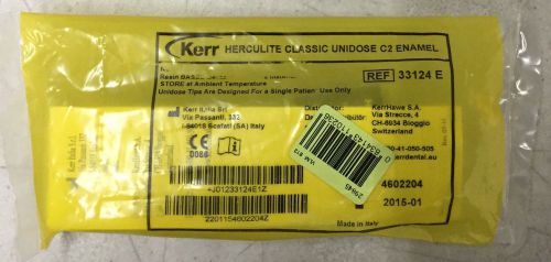 Kerr Herculite Classic Unidose Enamel C2 29845 Expiration: 2015-01