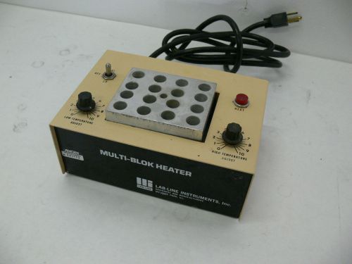 Lab-line instruments multi-blok (block) heater model 2050 w/ 16 position block for sale