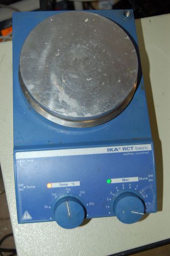 IKA RCT basic  hotplate/ stirrer with  safety control  magnetic hot plate