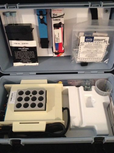 Hach test kit cec-2, thermolyne dri-bath test tube incubator 17600 &amp; more unit 2 for sale